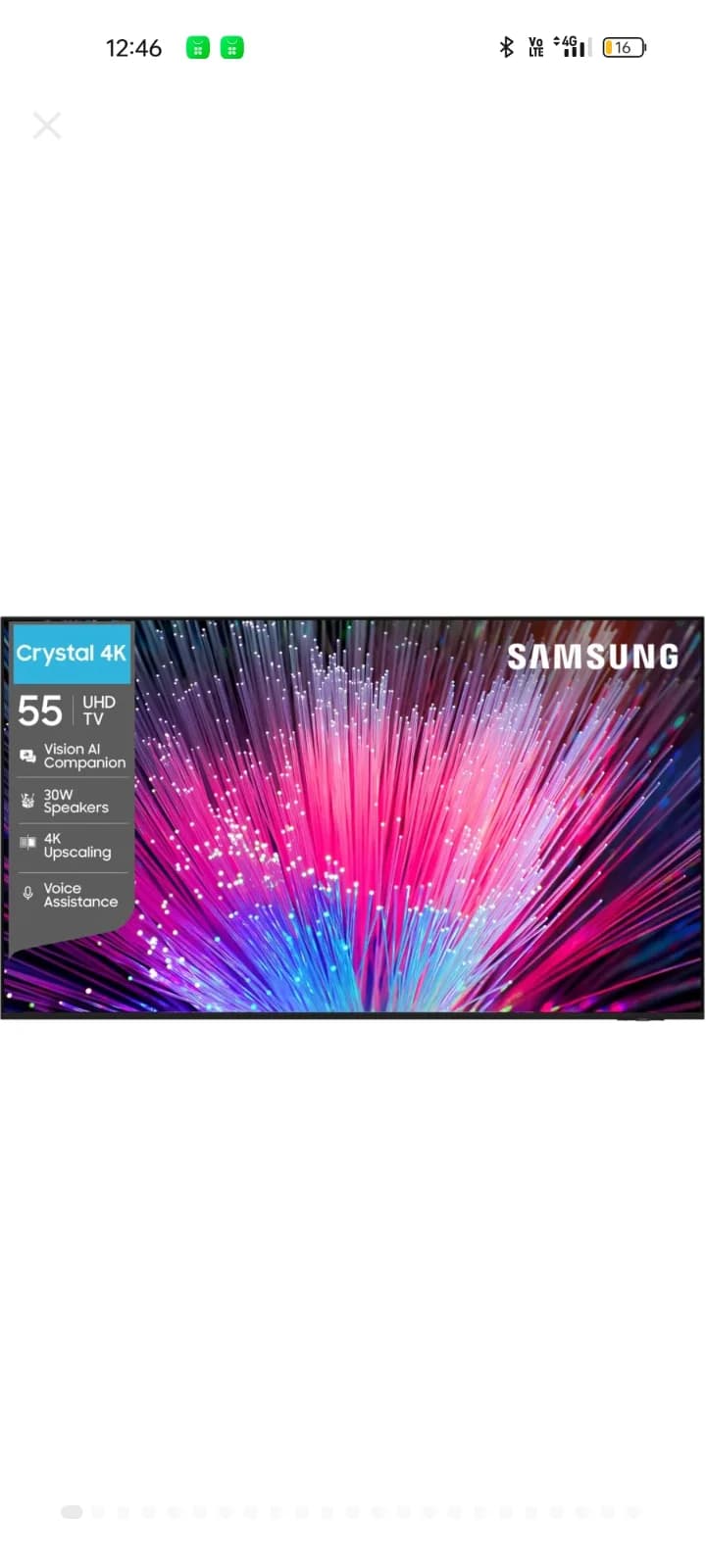 55 Inch Smart LED TV – Full HD/4K Ultra HD Display, Smart Entertainment TV