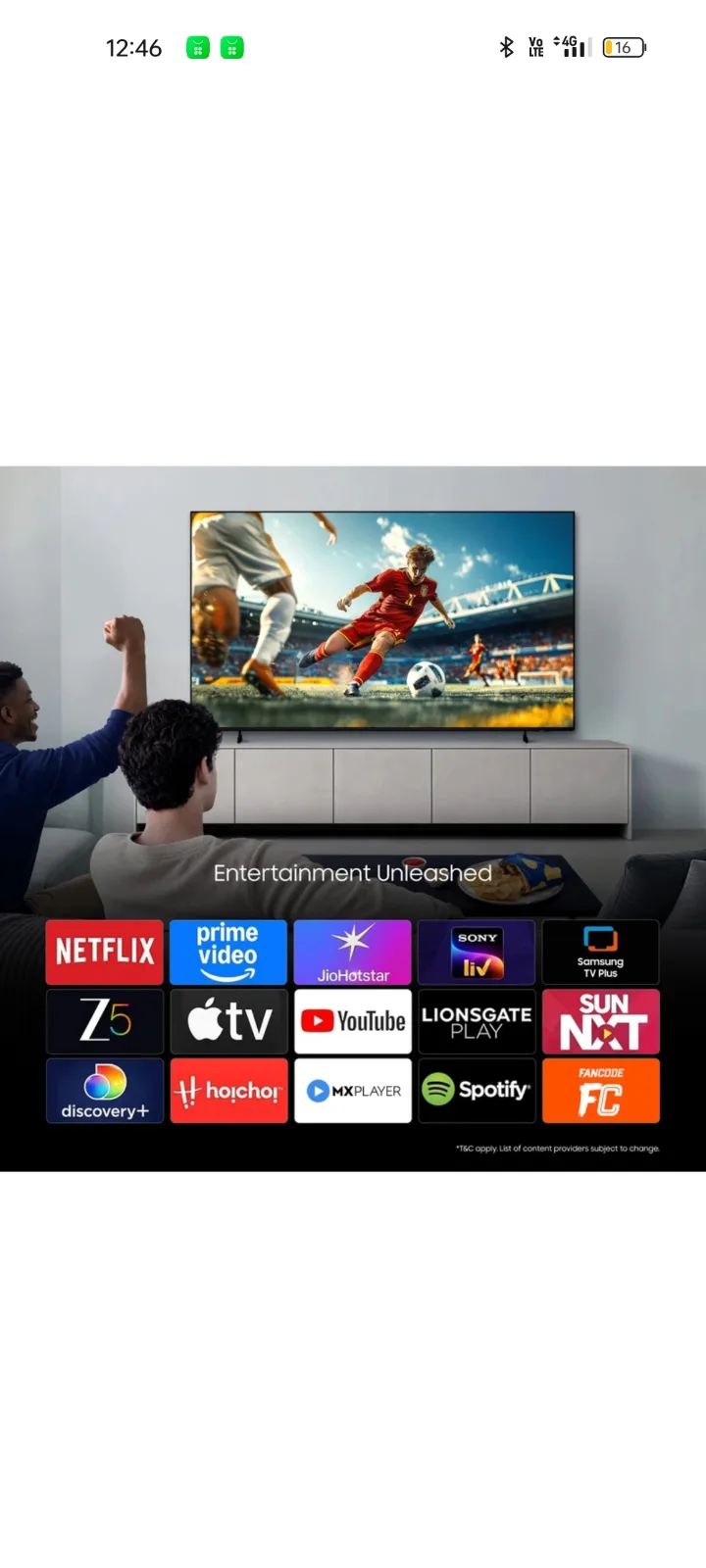 55 Inch Smart LED TV – Full HD/4K Ultra HD Display, Smart Entertainment TV 6