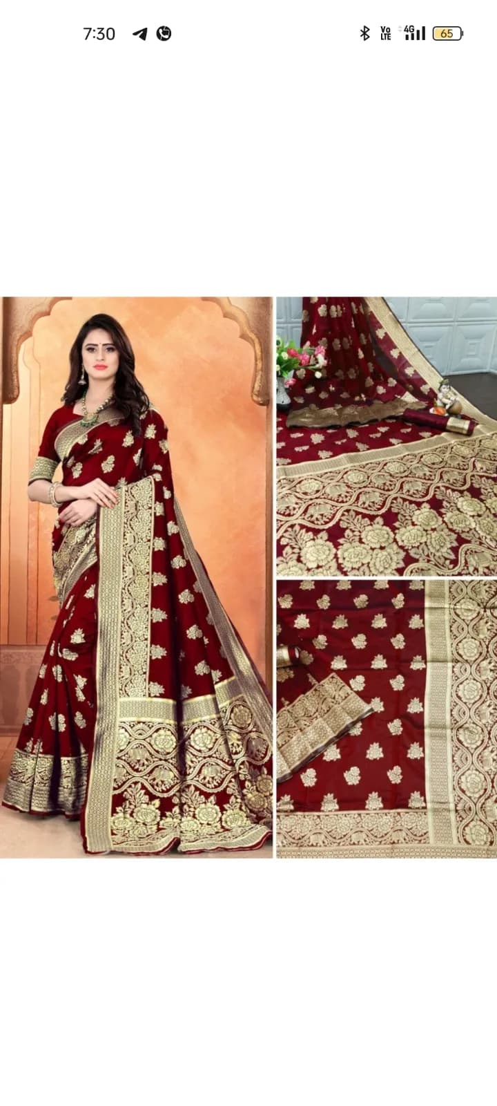 Elegant Women’s Designer Saree – Stylish Traditional Look with Premium 3