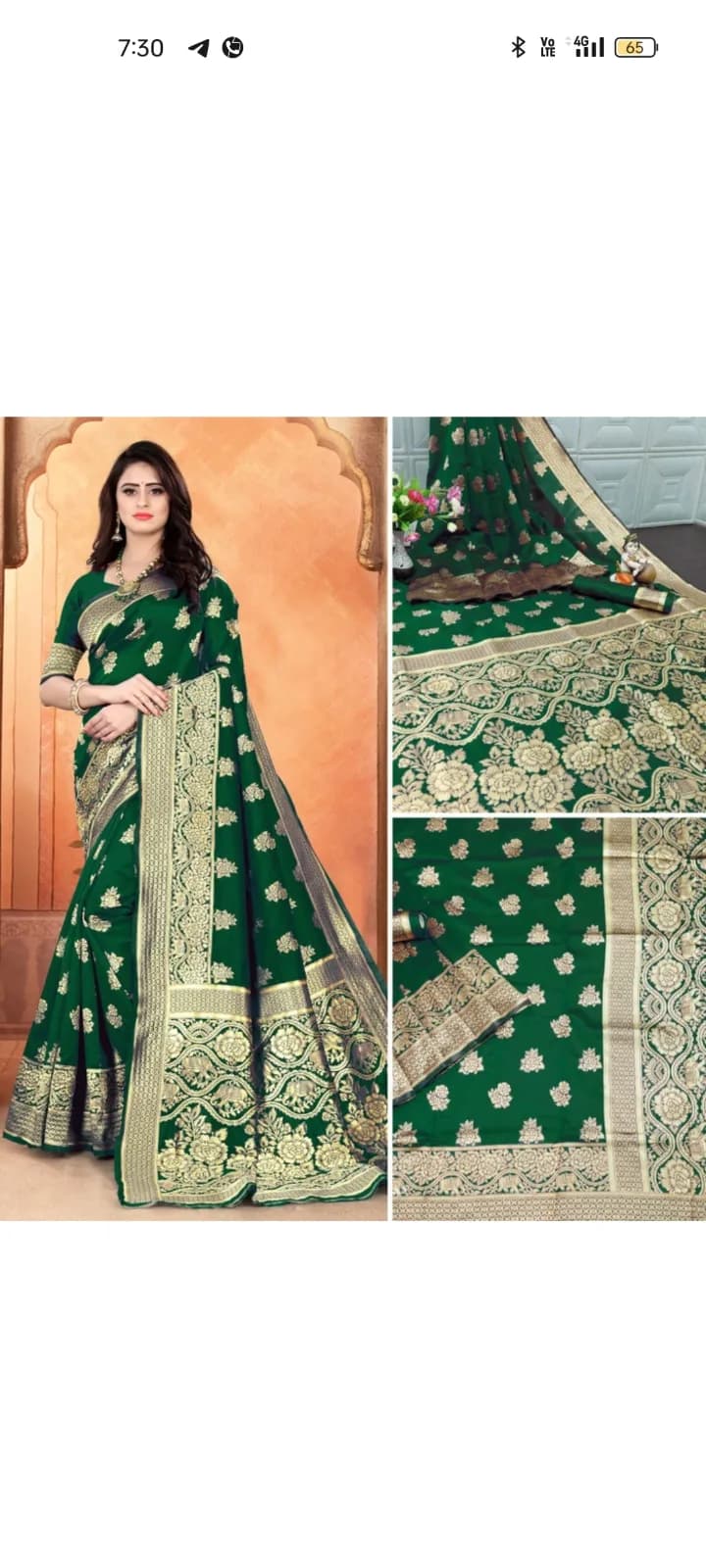 Elegant Women’s Designer Saree – Stylish Traditional Look with Premium 4