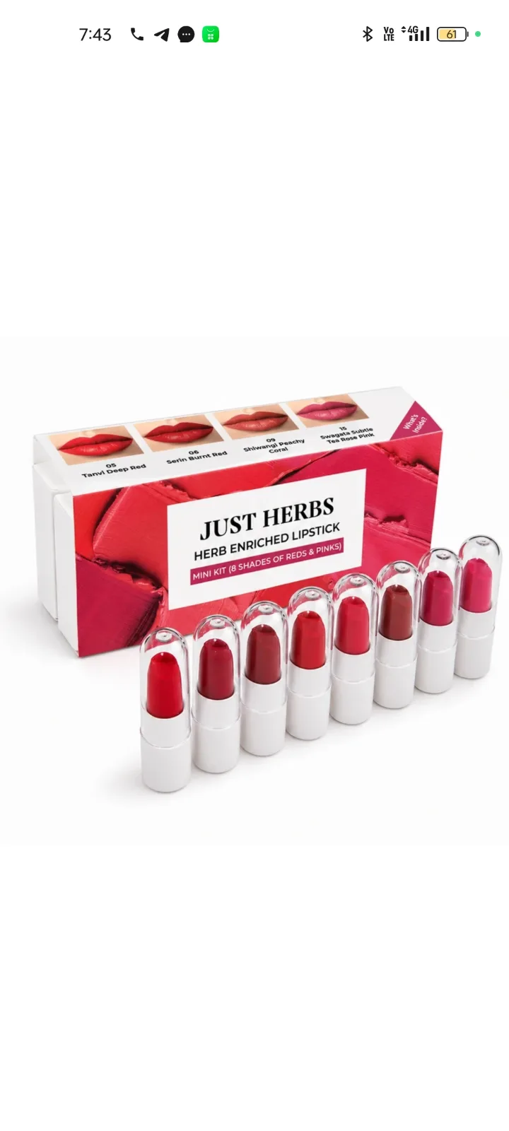 8 Pcs Matte Lipstick Set for Women – Long Lasting & Waterproof Lip Color